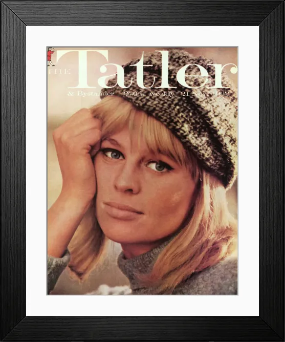 Framed Print : Julie Christie - Tatler front cover Framed Print : Julie Christie - Tatler front cover