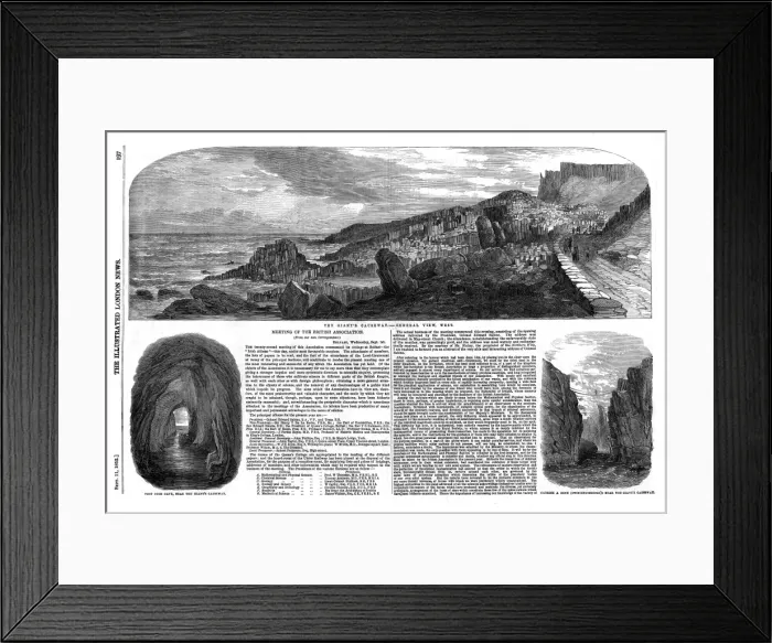 Framed Print : The Giants Causeway