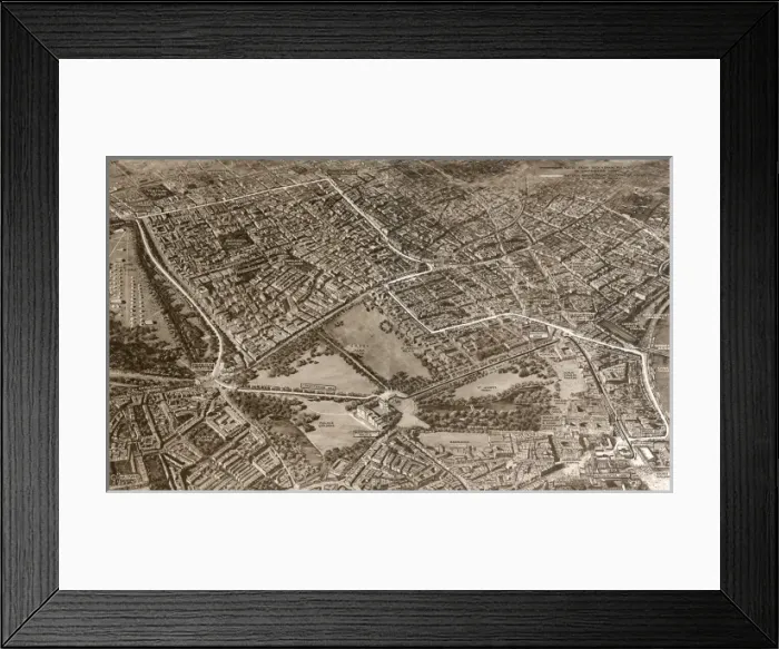 Framed Print : Processional route for the 1937 Coronation
