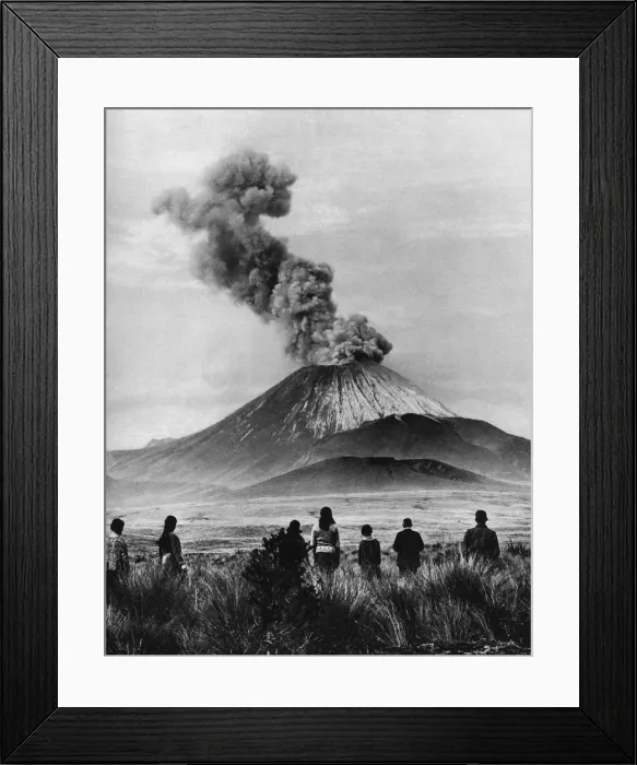 Framed Print : Ngauruhoe volcano, New Zealand, 1931 Framed Print : Ngauruhoe volcano, New Zealand, 1931