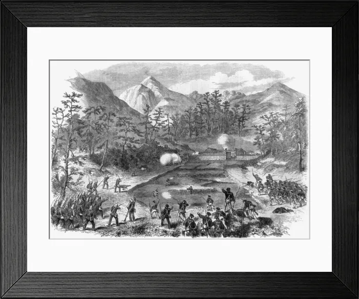 Framed Print : Storming Simonosaki, 1864 Framed Print : Storming Simonosaki, 1864