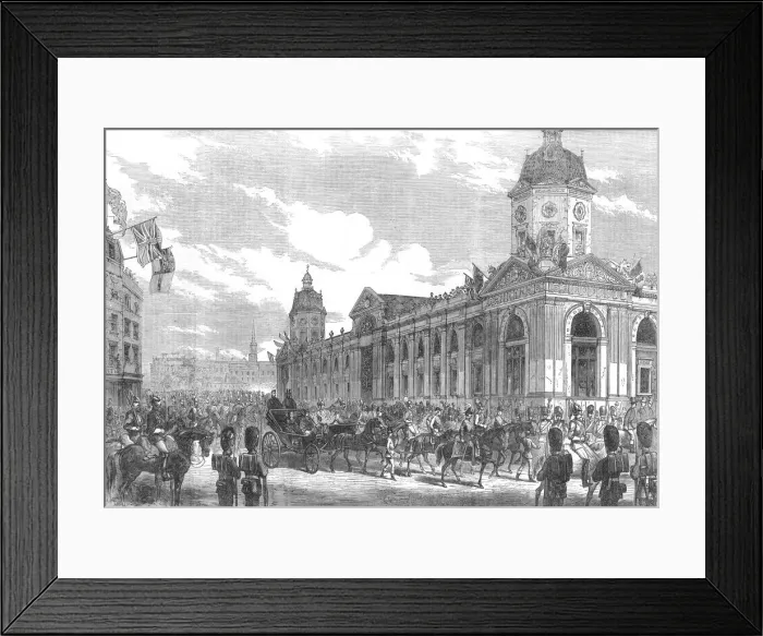 Framed Print : Queen Victorias procession in Smithfield Framed Print : Queen Victorias procession in Smithfield