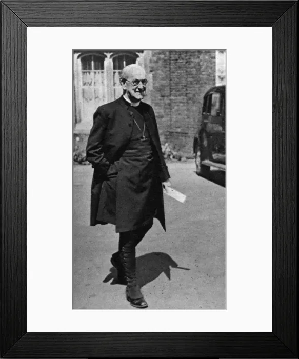 Framed Print : Coronation Commissions 1st Meeting: Archbishop of Canterbury