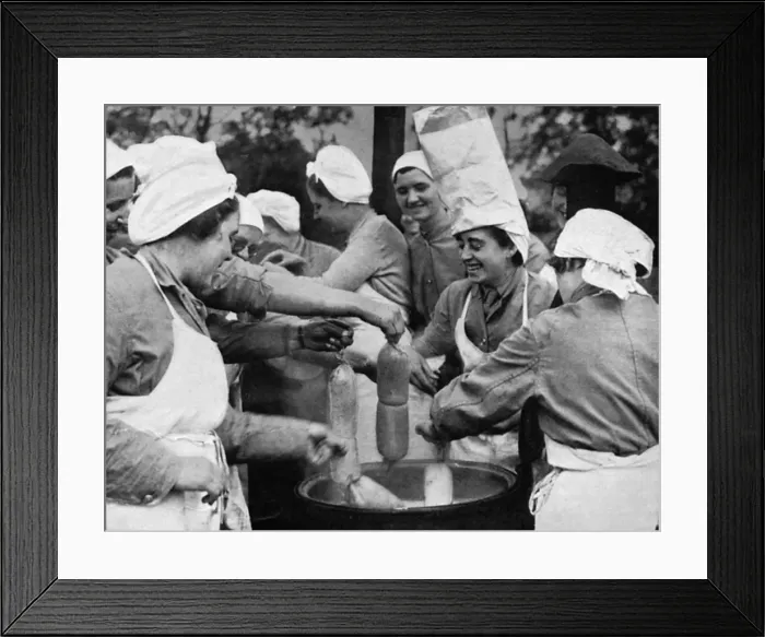 Framed Print : ATS - cooking for the Army, 1939 Framed Print : ATS - cooking for the Army, 1939