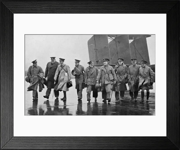 Framed Print : War Correspondents fly to France, 1939