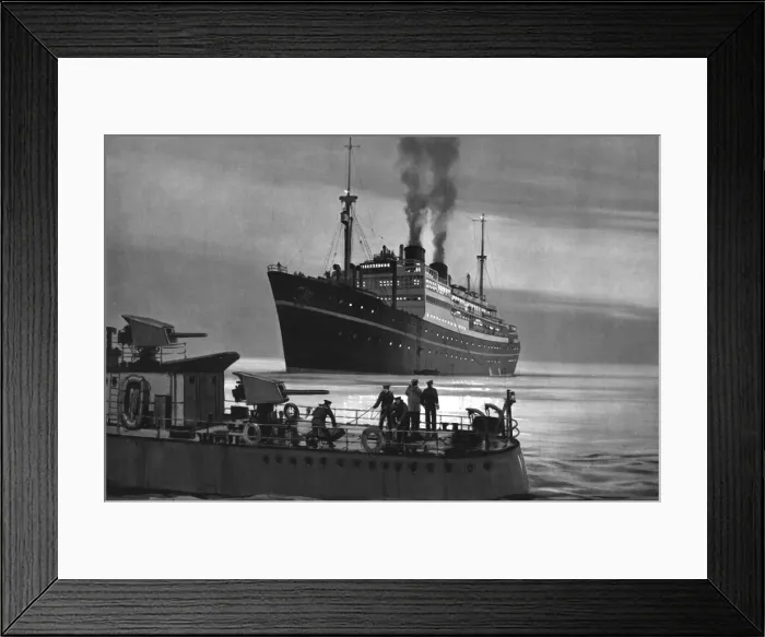 Framed Print : British Contraband Control at Work, 1939 Framed Print : British Contraband Control at Work, 1939
