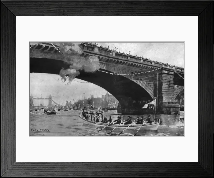 Framed Print : Royal River Pageant, 1919 Framed Print : Royal River Pageant, 1919