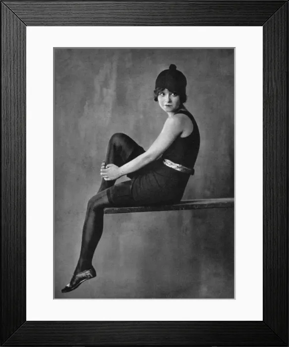 Framed Print : Clara Bow (1905 - 1965), American actress film star and the girl, famously, with It Framed Print : Clara Bow (1905 - 1965), American actress film star and the girl, famously, with It