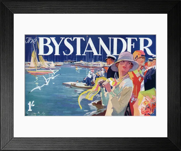 Framed Print : Bystander masthead design, 1927 Framed Print : Bystander masthead design, 1927