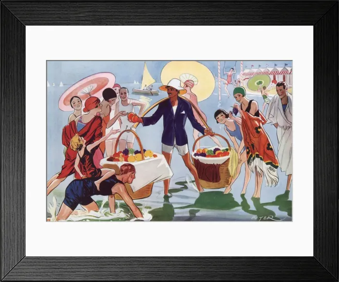 Framed Print : The Amphibians, 1927 by Peter Framed Print : The Amphibians, 1927 by Peter