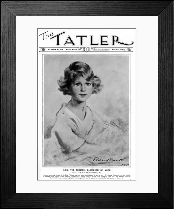 Framed Print : Princess Elizabeth of York, 1931 Framed Print : Princess Elizabeth of York, 1931