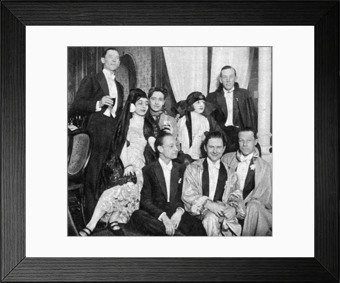 Framed Print : Chelsea Arts Ball - Noel Coward and Ivor Novello Framed Print : Chelsea Arts Ball - Noel Coward and Ivor Novello