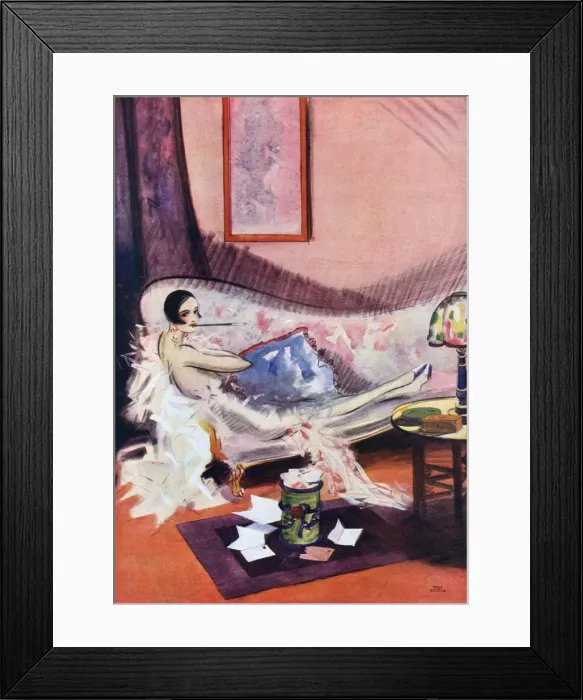 Framed Print : The Vamp by Tony Castle