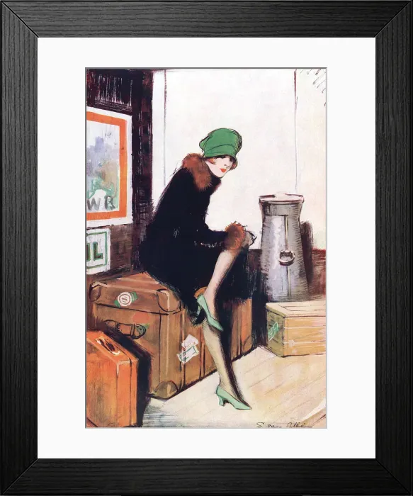 Framed Print : Any Girl, Any Station, Anywhere by S. Van Abbe Framed Print : Any Girl, Any Station, Anywhere by S. Van Abbe