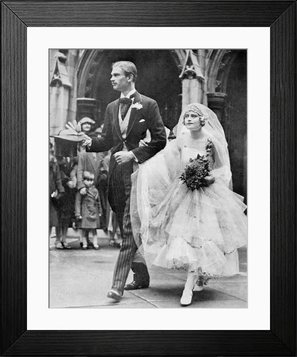 Framed Print : Marriage of Greville Worthington and Diana Duncombe Framed Print : Marriage of Greville Worthington and Diana Duncombe