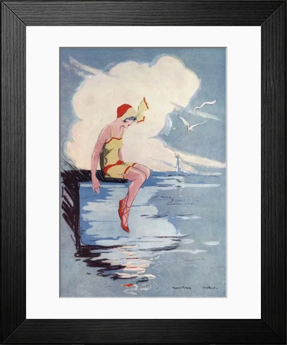 Framed Print : As a Duck to Water by Lindsay Cable Framed Print : As a Duck to Water by Lindsay Cable