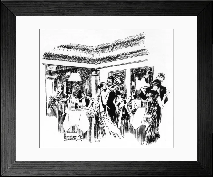 Framed Print : The Cafe Anglais, Leicester Square in 1927 Framed Print : The Cafe Anglais, Leicester Square in 1927