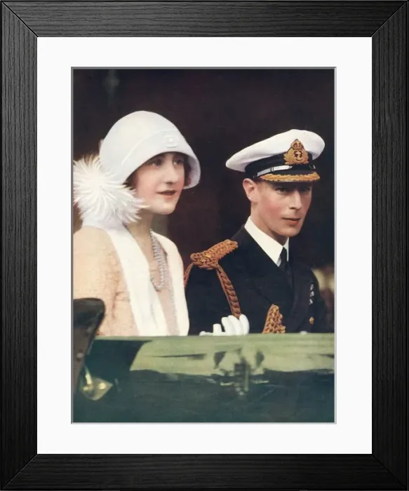 Framed Print : Duke & Duchess of York home from their tour of Australia Framed Print : Duke & Duchess of York home from their tour of Australia
