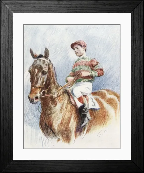 Framed Print : Famous jockeys - Charles Smirke Framed Print : Famous jockeys - Charles Smirke