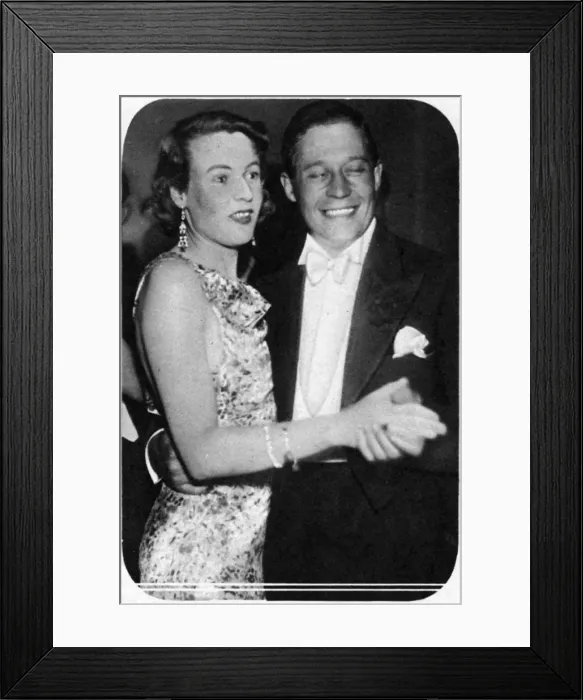 Framed Print : Roger Bushell at society dance Framed Print : Roger Bushell at society dance