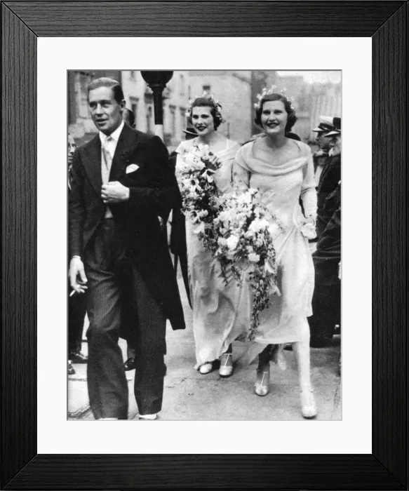 Framed Print : Roger Bushell and Georgiana Curzon Framed Print : Roger Bushell and Georgiana Curzon