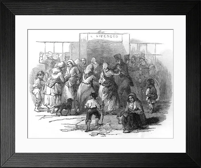 Framed Print : Sale of Indian corn Framed Print : Sale of Indian corn