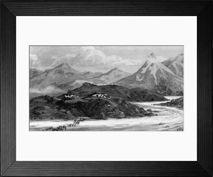 Framed Print : Fighting on the Indian Frontier: the Tirah Expedition, 1897