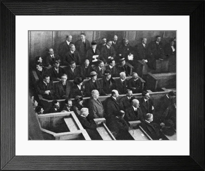 Framed Print : First mixed jury, 1921