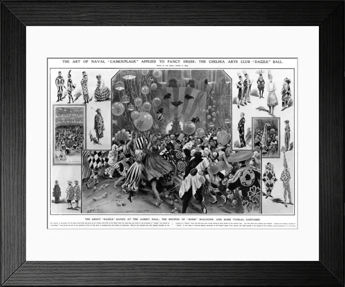 Framed Print : The Chelsea Arts Club Dazzle Ball Framed Print : The Chelsea Arts Club Dazzle Ball