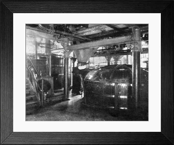 Framed Print : Mitchells and Butlers Brewery Mashing Room