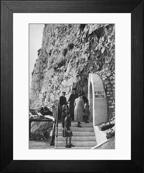 Framed Print : Ramsgate tunnels as air raid shelters, WWII Framed Print : Ramsgate tunnels as air raid shelters, WWII