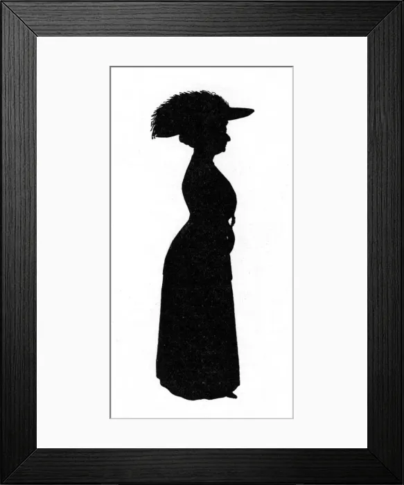 Framed Print : Princess Louise, Duchess of Argyll - silhouette Framed Print : Princess Louise, Duchess of Argyll - silhouette