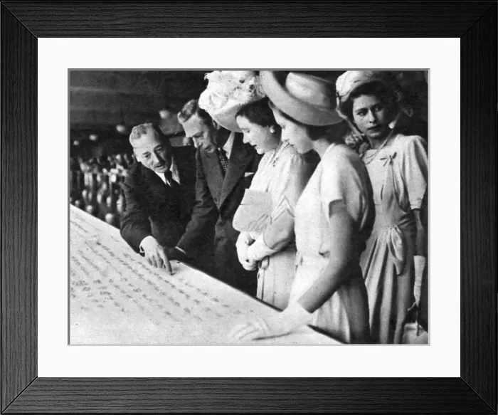 Framed Print : Royal family at Kimberley Framed Print : Royal family at Kimberley