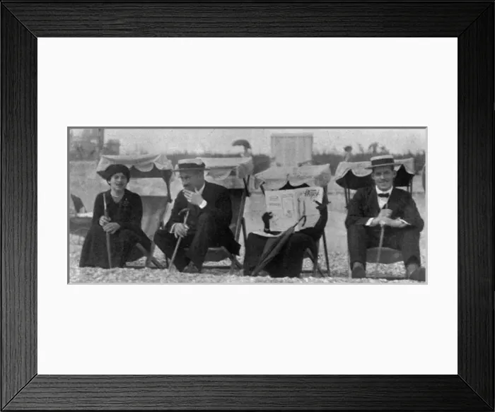 Framed Print : Queen of Greece reading The Sketch