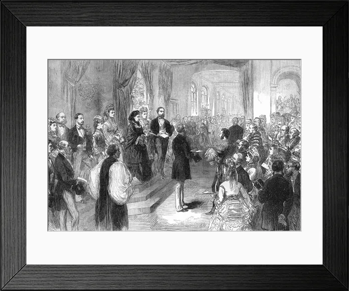 Framed Print : Victoria opens St Thomas Hospital Framed Print : Victoria opens St Thomas Hospital