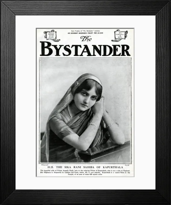 Framed Print : Sika Rani Sahiba of Kapurthala Framed Print : Sika Rani Sahiba of Kapurthala