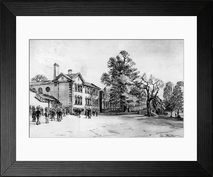 Framed Print : Mill Hill School, Classroom block Framed Print : Mill Hill School, Classroom block