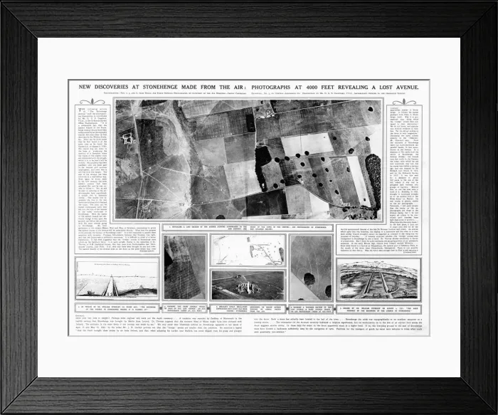 Framed Print : Stonehenge from the air Framed Print : Stonehenge from the air