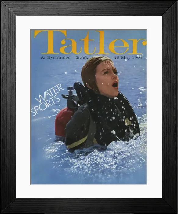 Framed Print : Tatler front cover, May 1963 Framed Print : Tatler front cover, May 1963