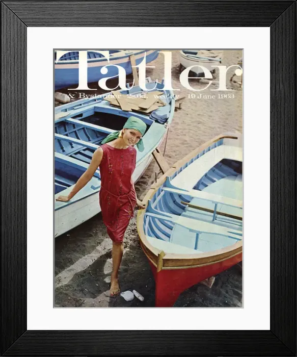 Framed Print : Tatler front cover, June 1963 Framed Print : Tatler front cover, June 1963