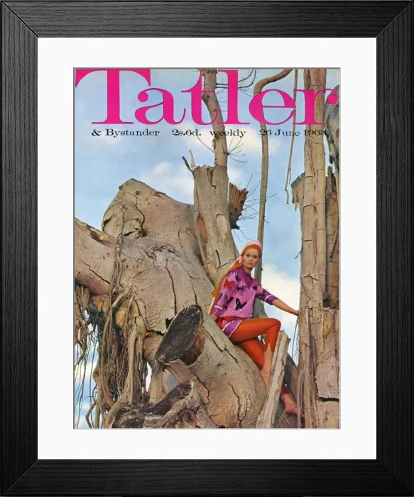 Framed Print : Tatler front cover, June 1963 Framed Print : Tatler front cover, June 1963