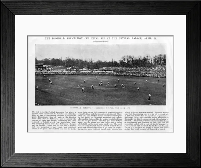 Framed Print : FA Cup Final 1901 Framed Print : FA Cup Final 1901