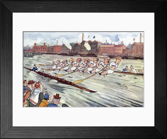 Framed Print : The Boat Race by Patrick Bellew