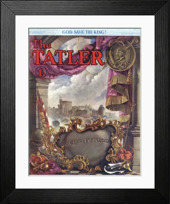 Framed Print : Tatler - George V Silver Jubilee front cover