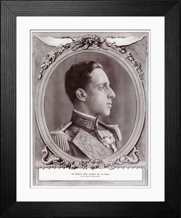 Framed Print : King Alfonso XIII of Spain (1886 - 1941), also known as El Africano or the African Framed Print : King Alfonso XIII of Spain (1886 - 1941), also known as El Africano or the African