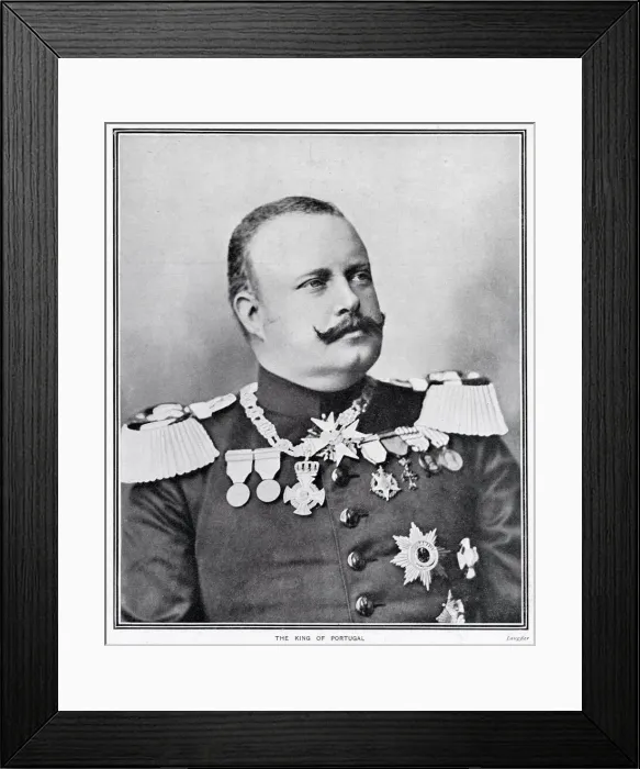 Framed Print : Carlos I (1863 - 1908), King of Portugal from (1889 -1908) Framed Print : Carlos I (1863 - 1908), King of Portugal from (1889 -1908)