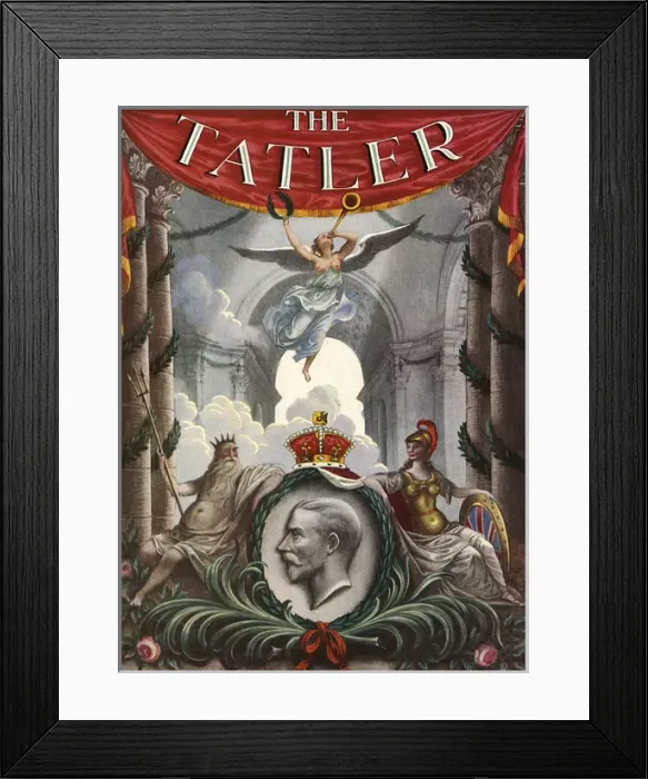 Framed Print : Tatler front cover - Silver Jubilee of King George V Framed Print : Tatler front cover - Silver Jubilee of King George V