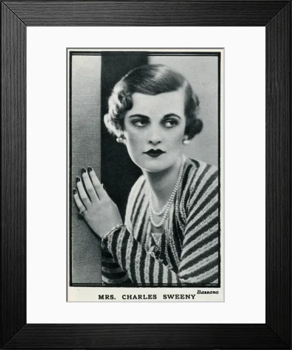 Framed Print : Mrs Charles Sweeny Framed Print : Mrs Charles Sweeny