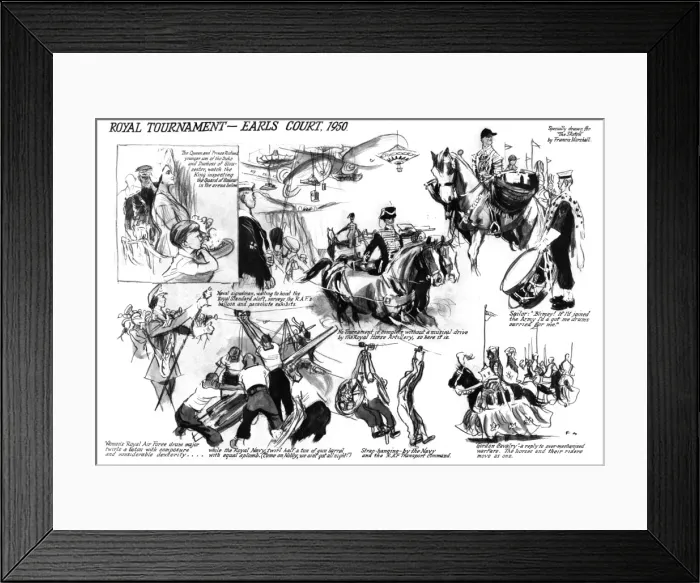 Framed Print : Royal Tournament, Earls Court 1950 Framed Print : Royal Tournament, Earls Court 1950