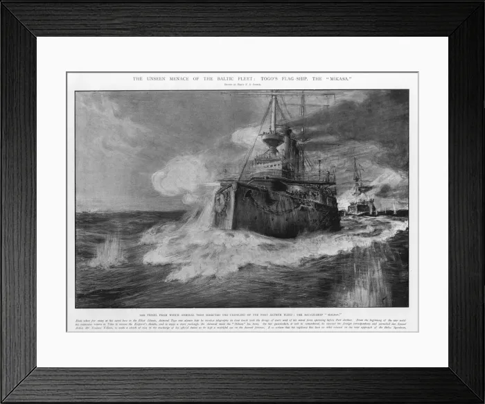 Framed Print : The dreadnought battle-ship Framed Print : The dreadnought battle-ship